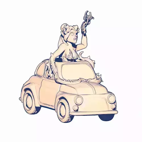 Plum TUSSLE FOR VICTORY 3D print model