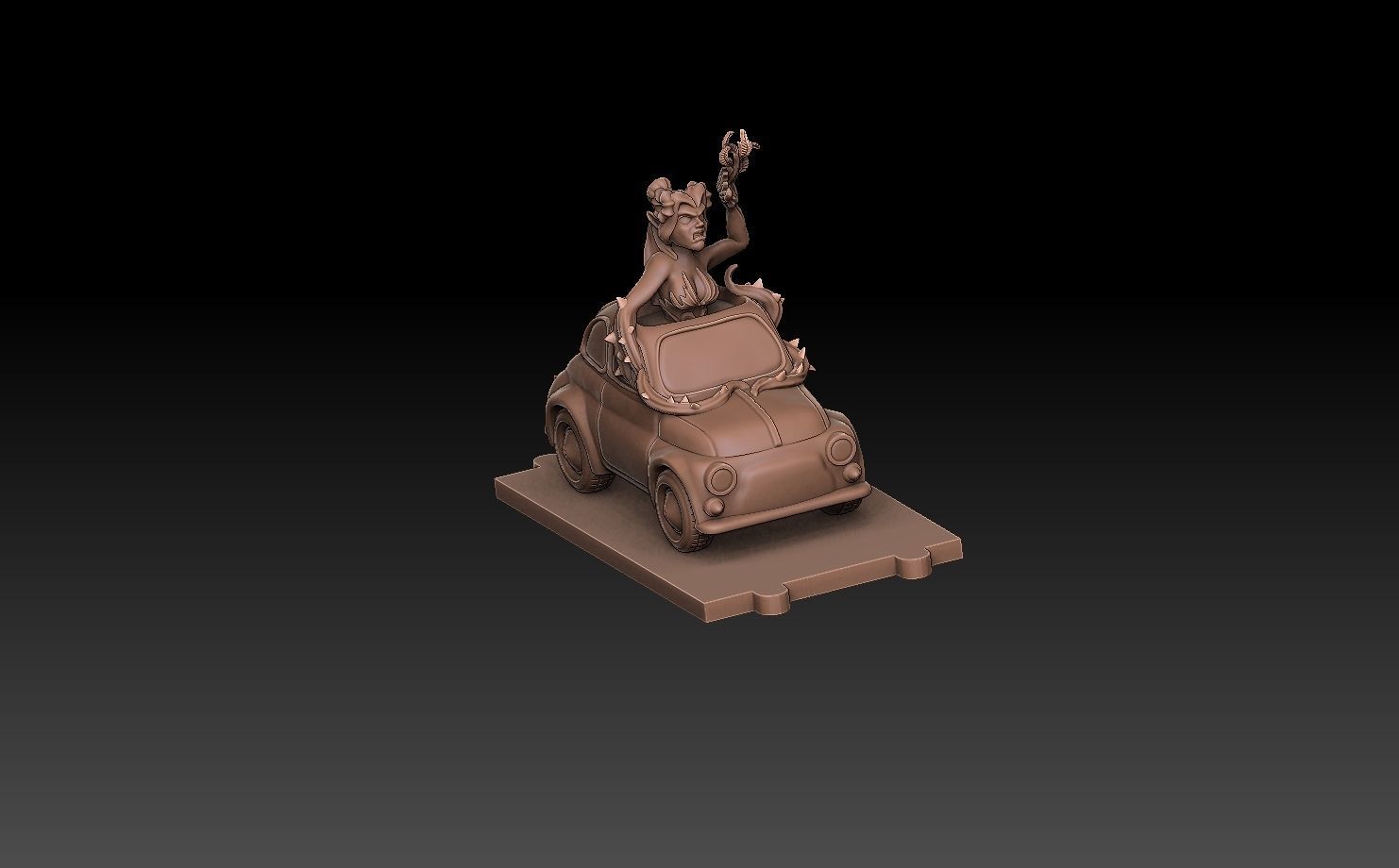 Plum TUSSLE FOR VICTORY 3D print model_1