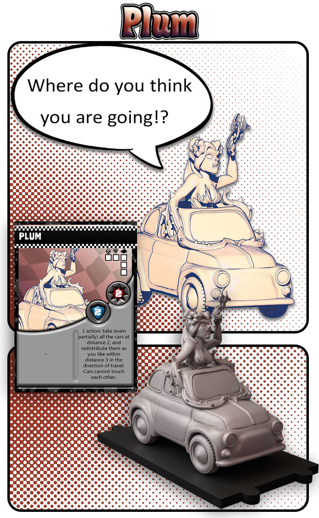 Plum TUSSLE FOR VICTORY 3D print model_2