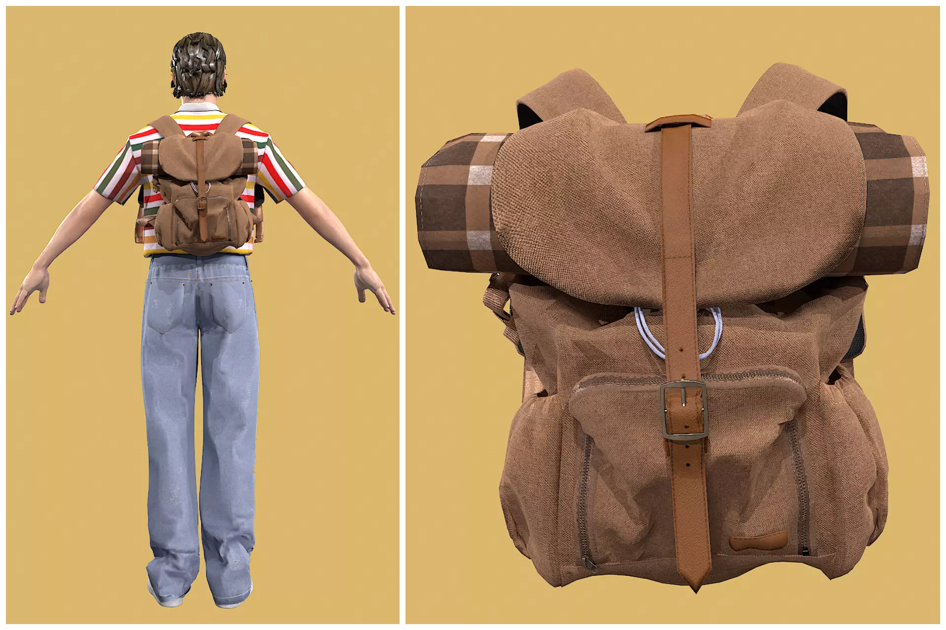 Backpack V2 3D model_0