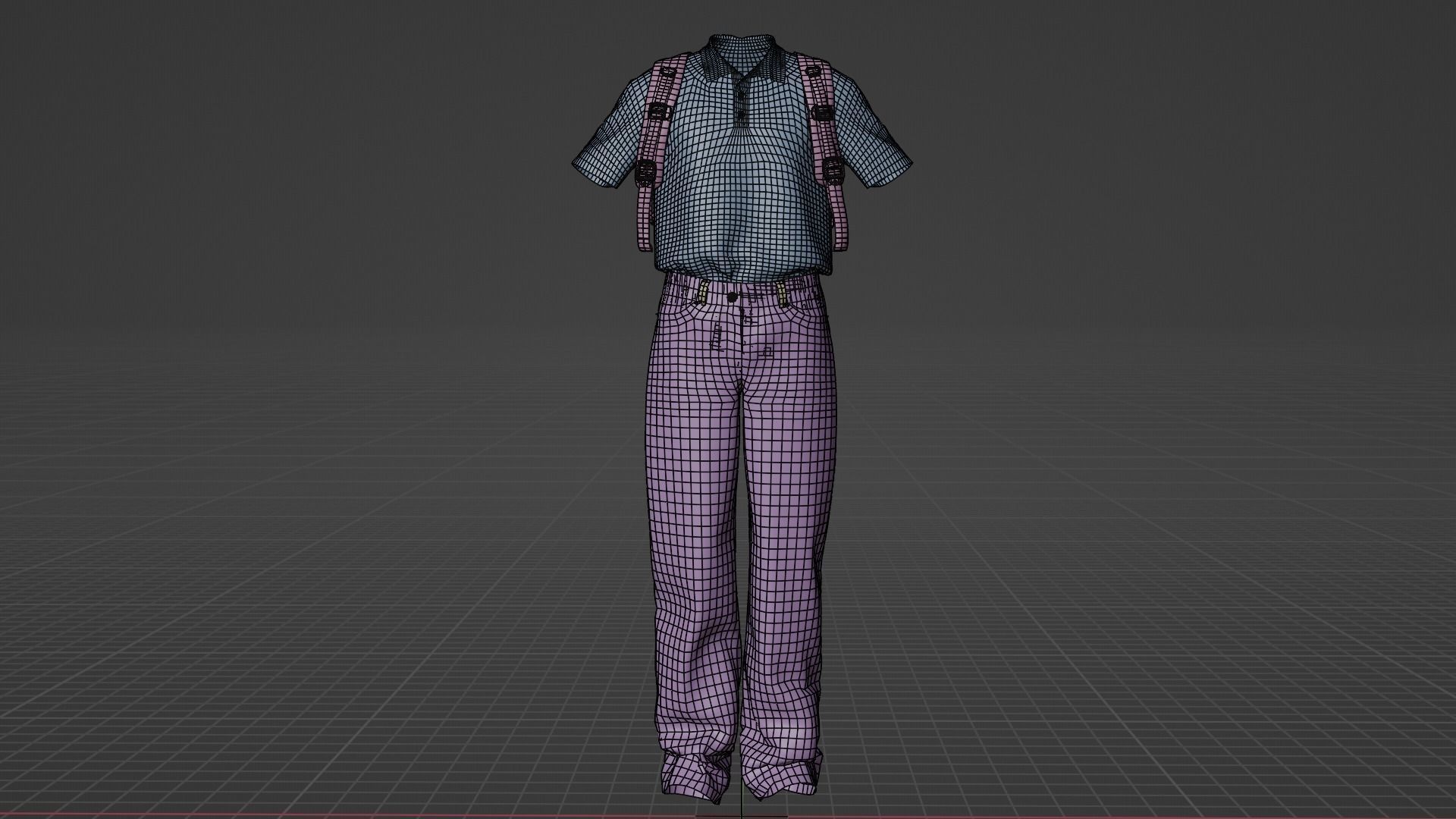 Backpack V2 3D model_23