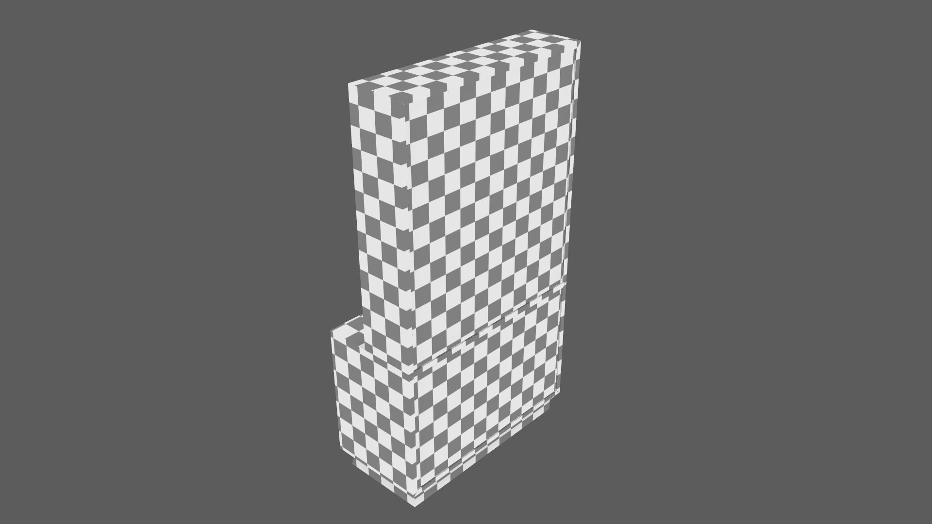 Children Bedroom Wall Cabinet Purple 3D model_19