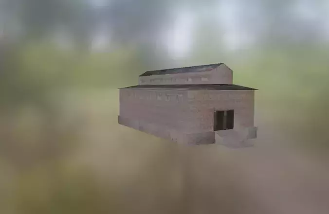 Brick Industrial Factory Building