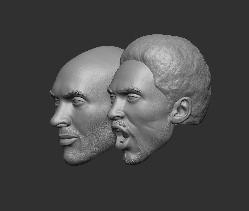 Kobe Bryant - Headsculpt for Action Figures 3D print model_2