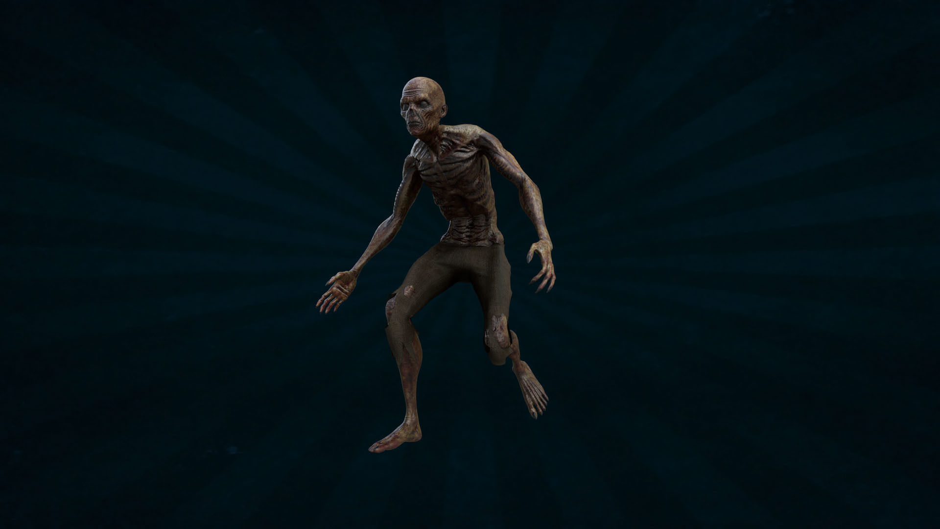 ZOMB-004 Zombie Running Animation 3D model_7