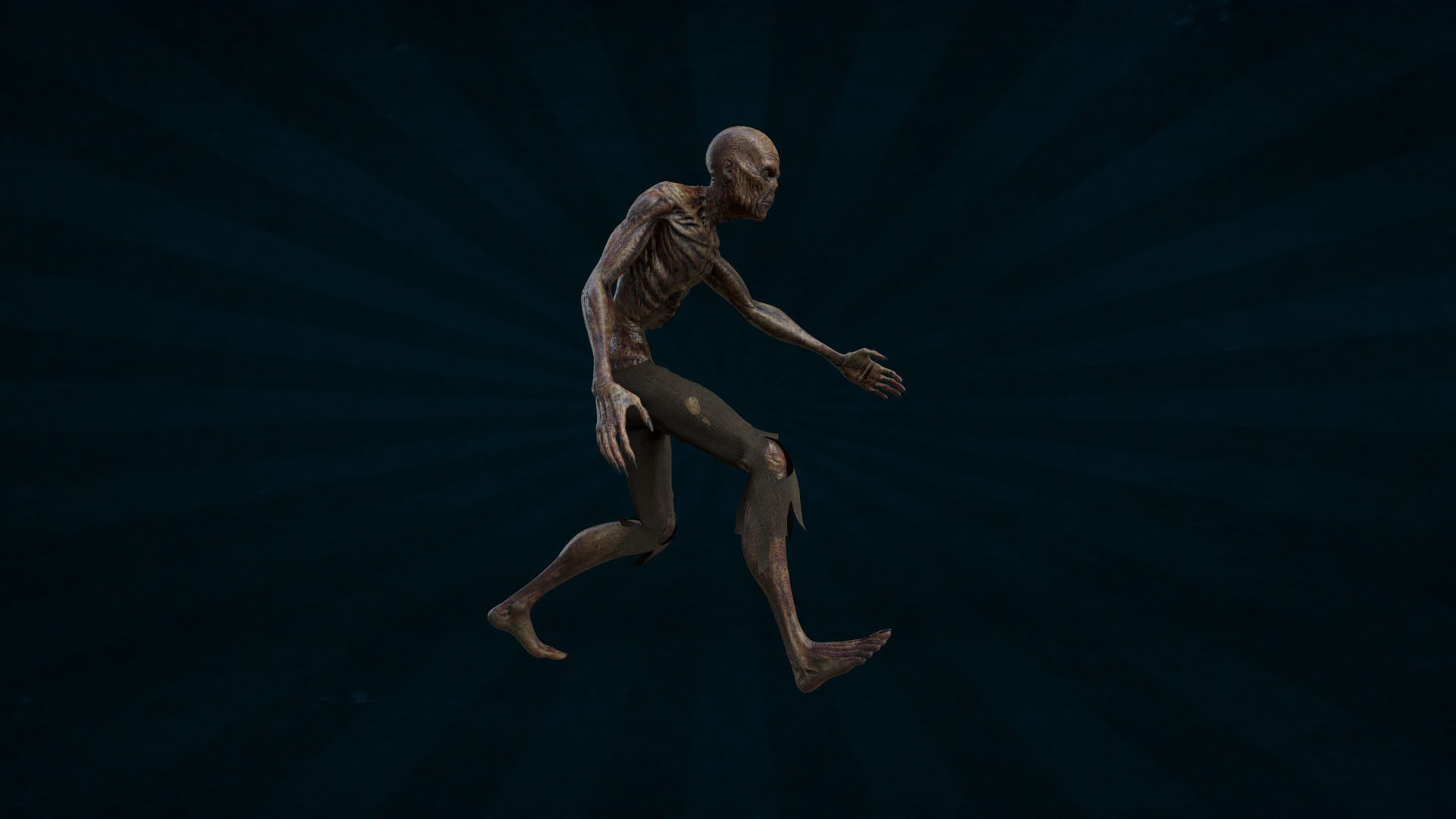 ZOMB-004 Zombie Running Animation 3D model_5
