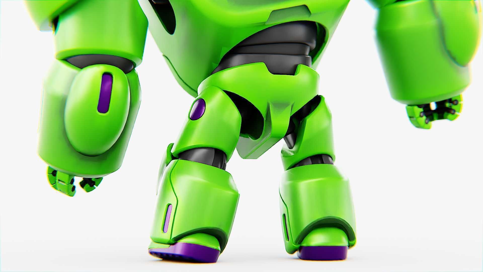 TOY BOT CYCLON RIGGED 3D model_20