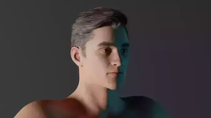 Realistic Male - Khan 3D model
