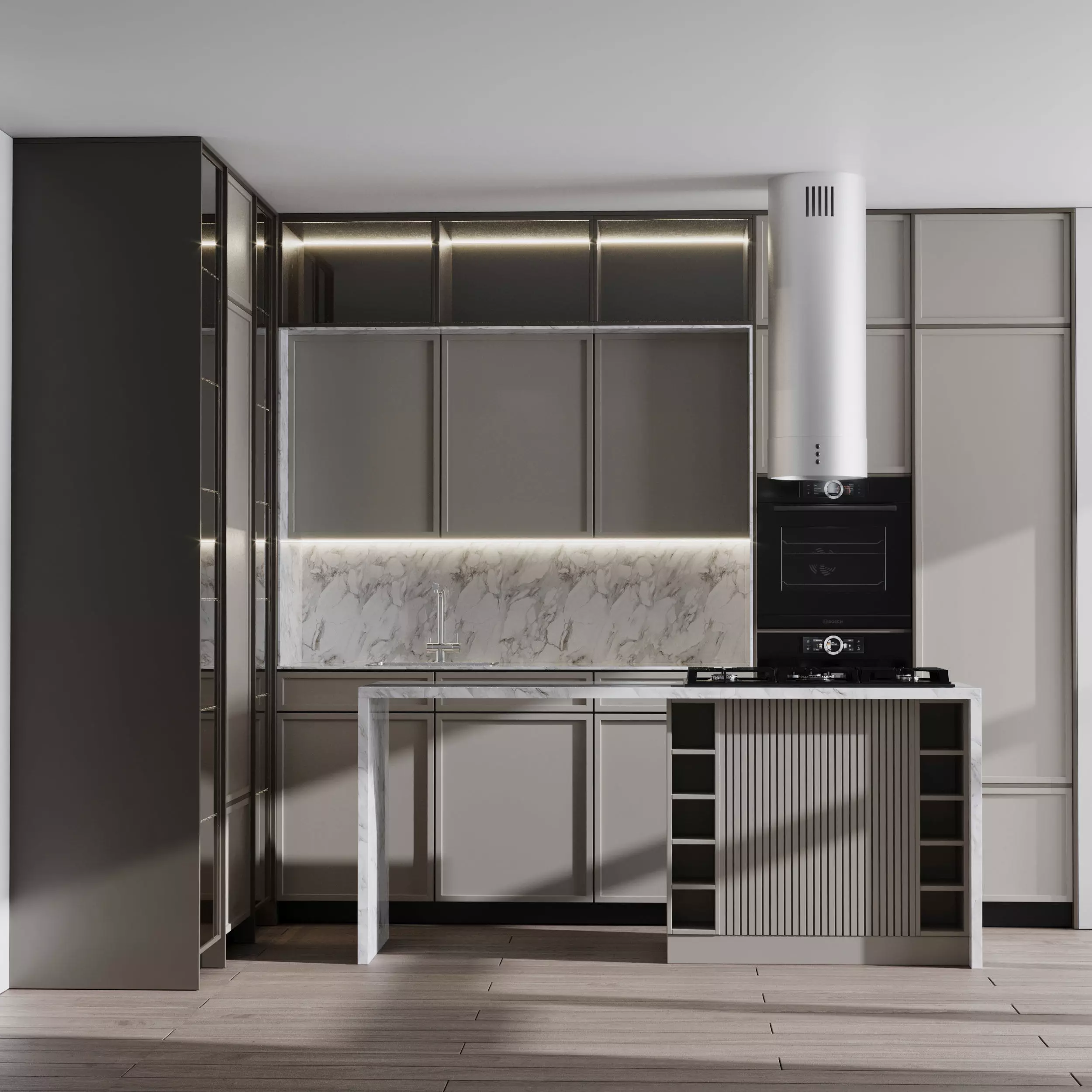 Kitchen Appliance Bosch  Kitchen No 46 Low-poly 3D model_0