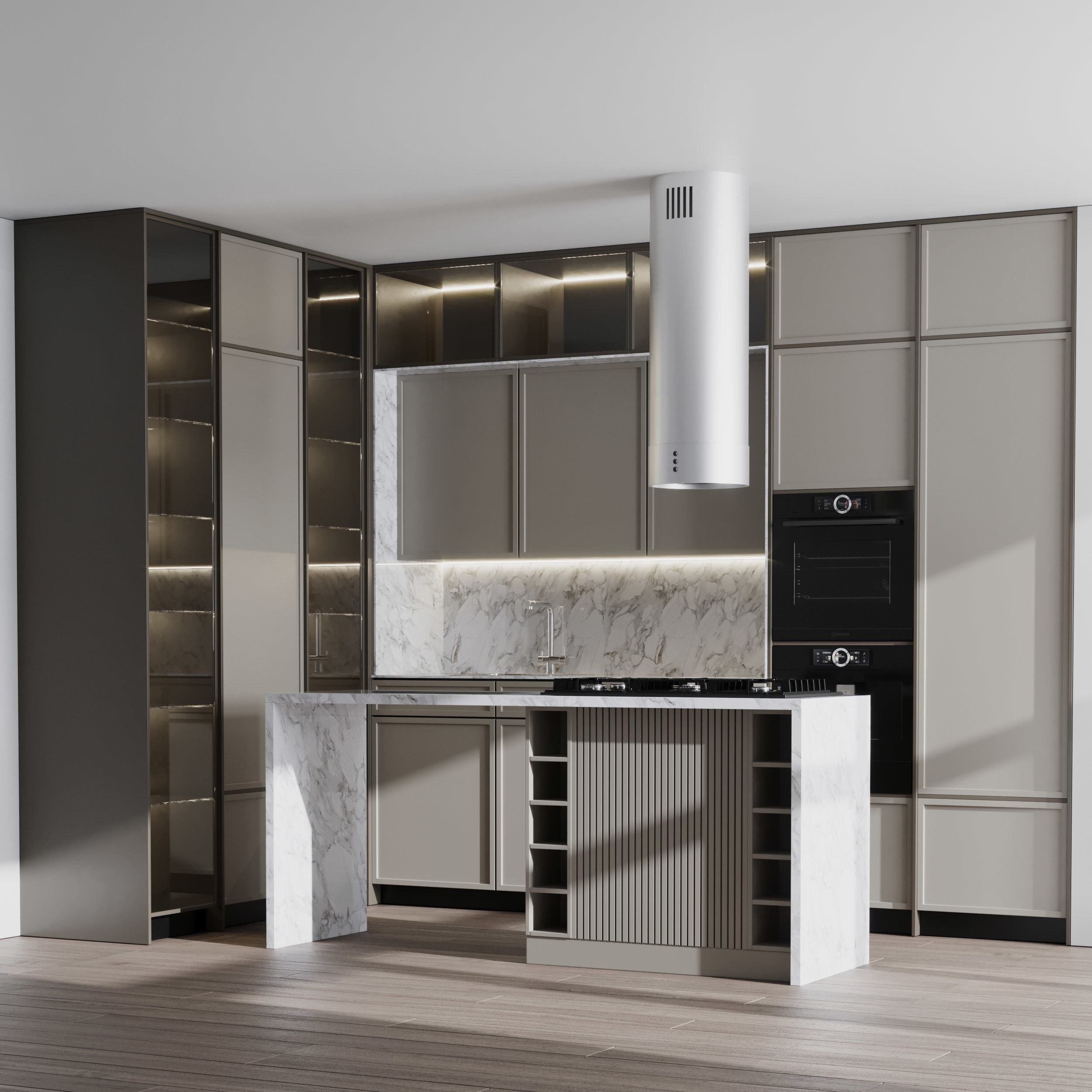 Kitchen Appliance Bosch  Kitchen No 46 Low-poly 3D model_1