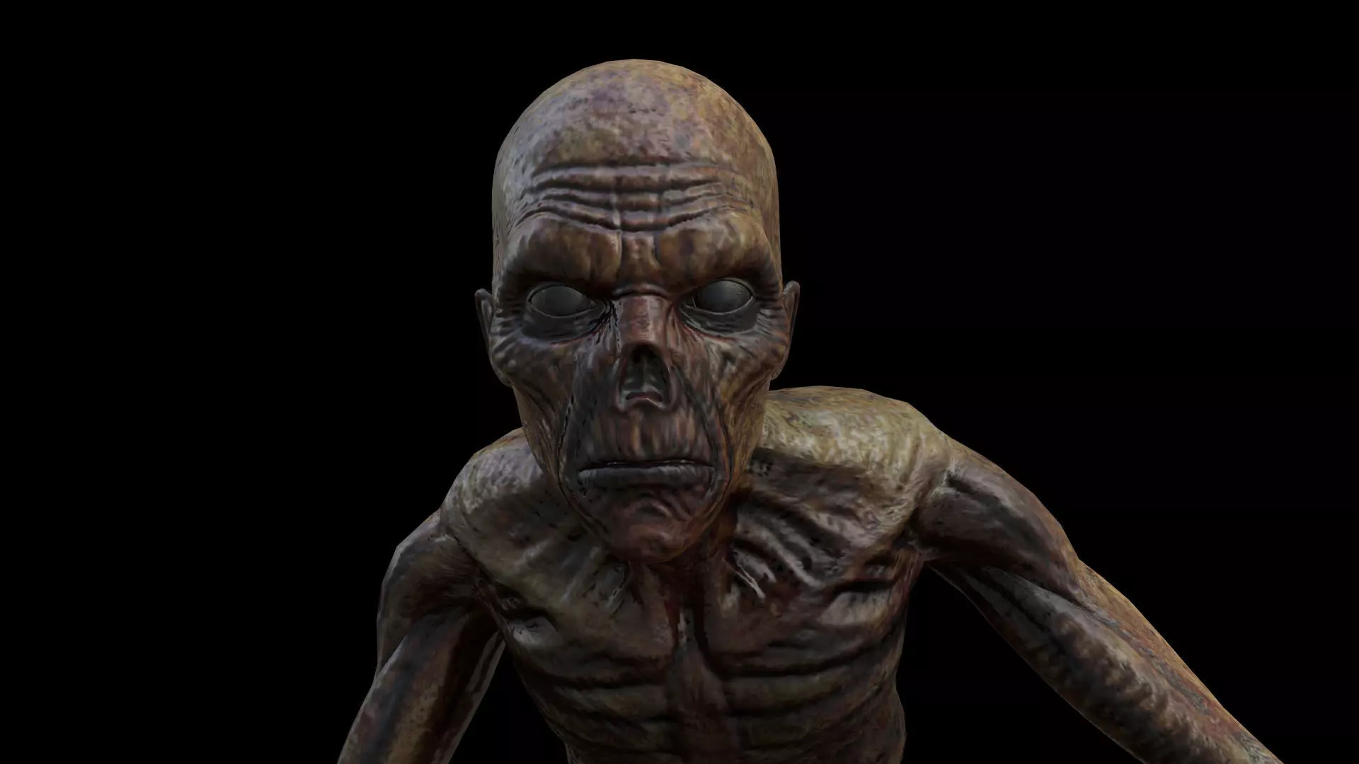 ZOMB04 Zombie Running Animation 3D model_0
