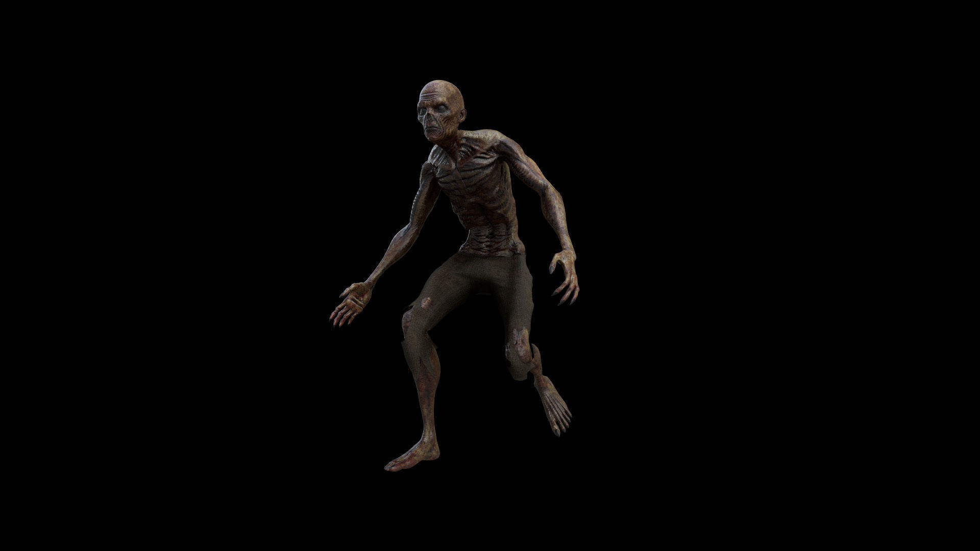 ZOMB04 Zombie Running Animation 3D model_7