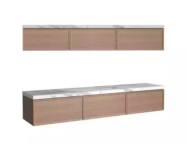 TV stand in modern style Hanging cabinet