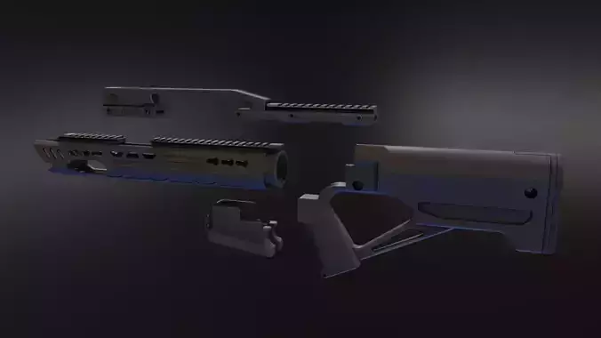 Blast AR Conversion Kit Low-poly 3D model