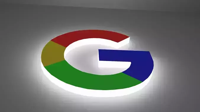 google logo 3D model