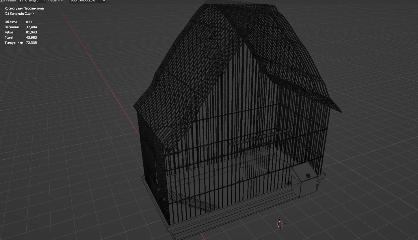 Parrot cage 3D model_9
