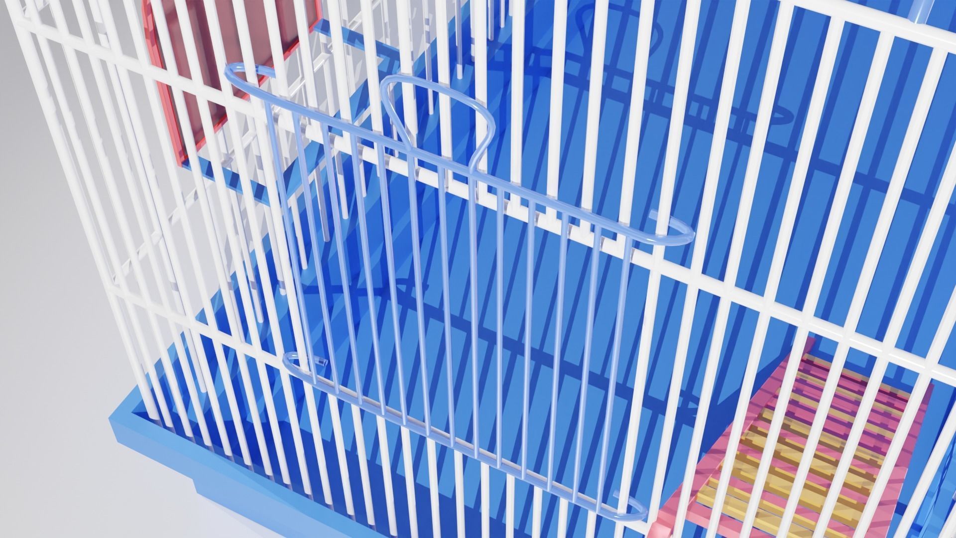Parrot cage 3D model_7