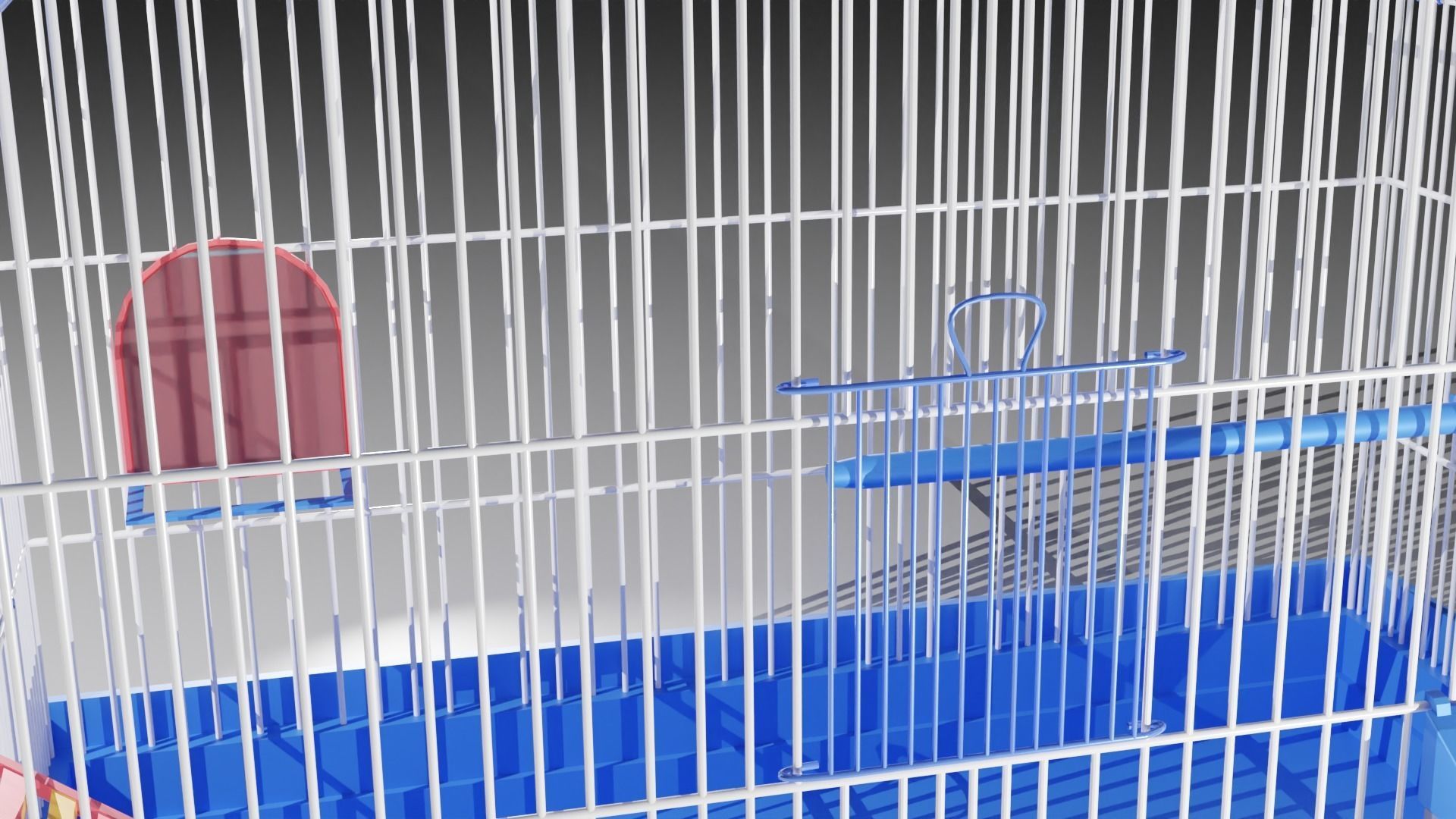 Parrot cage 3D model_6