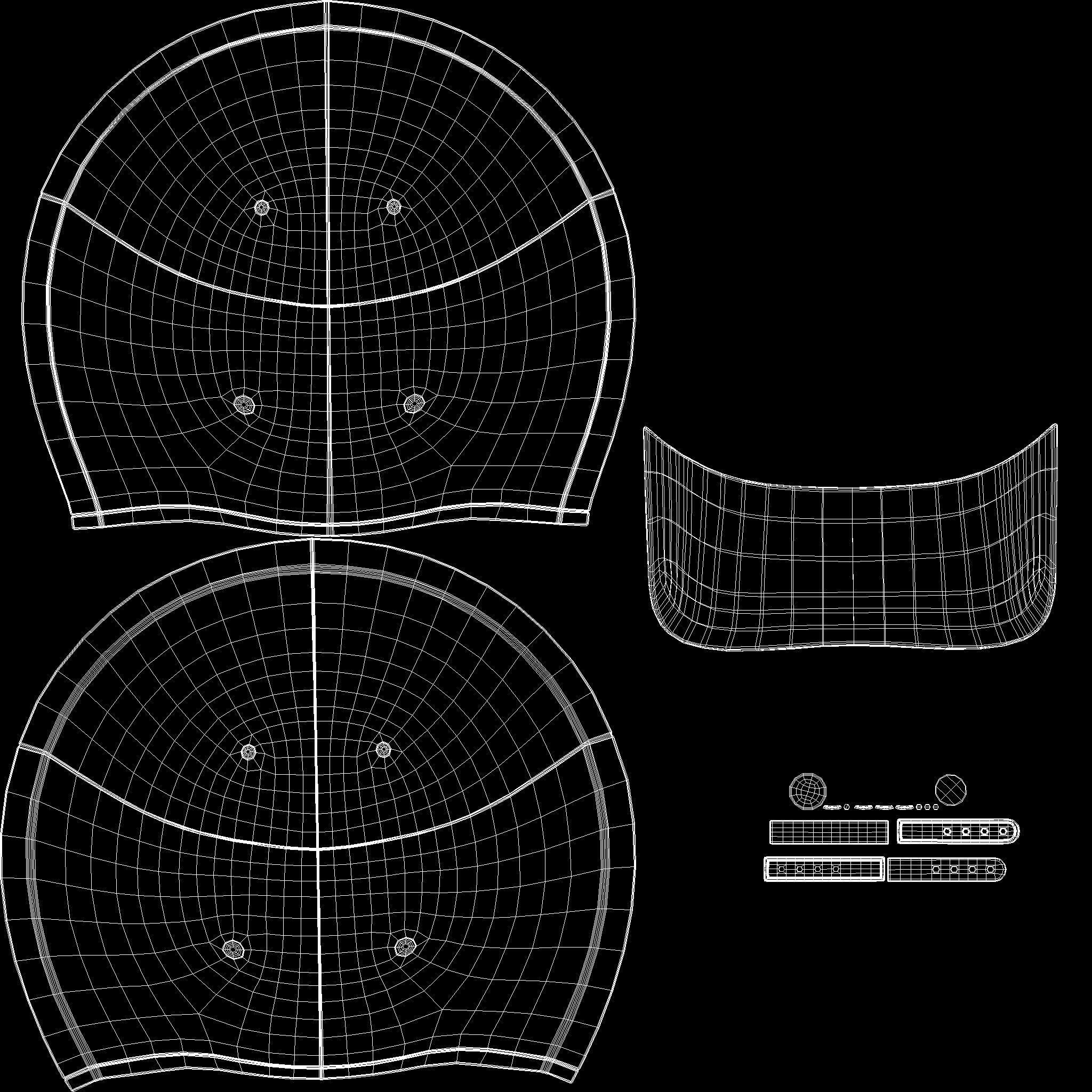 Stylized Human Skeleton Fully Rigged 3D model_43