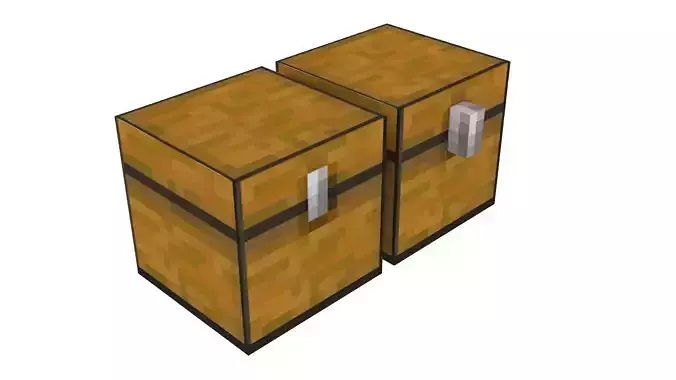 Minecraft Chests 3D model