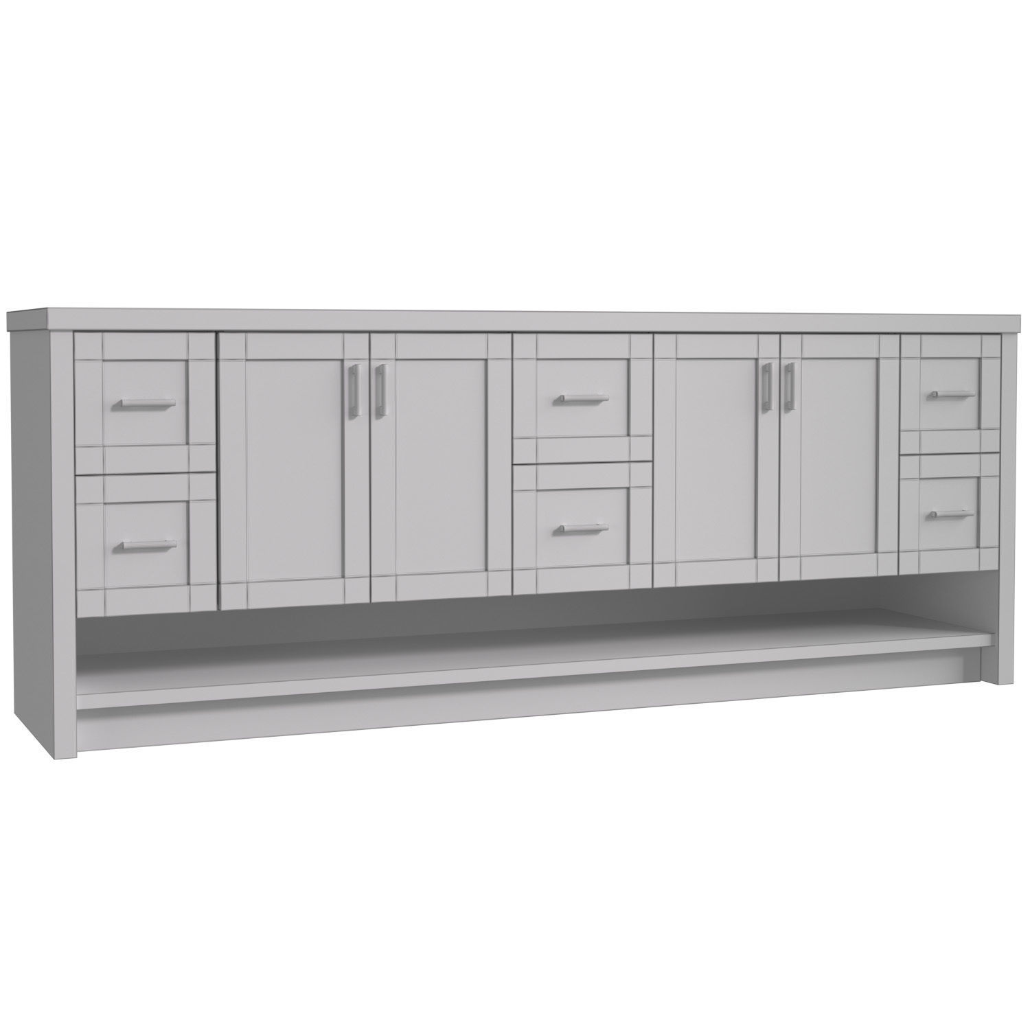 Sideboard Rustic modern hemnes dresser buffet  3D model_2