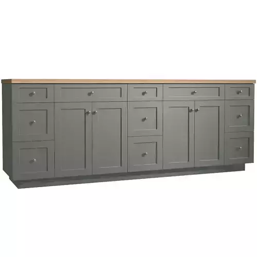 Sideboard Rustic modern hemnes dresser buffet 3D model