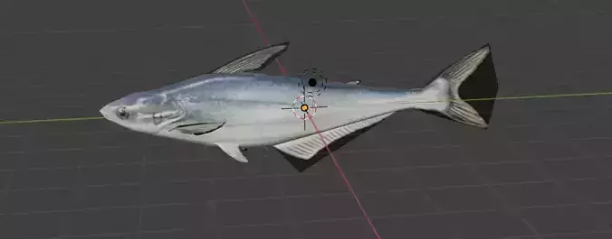 sea fish Low-poly 3D model