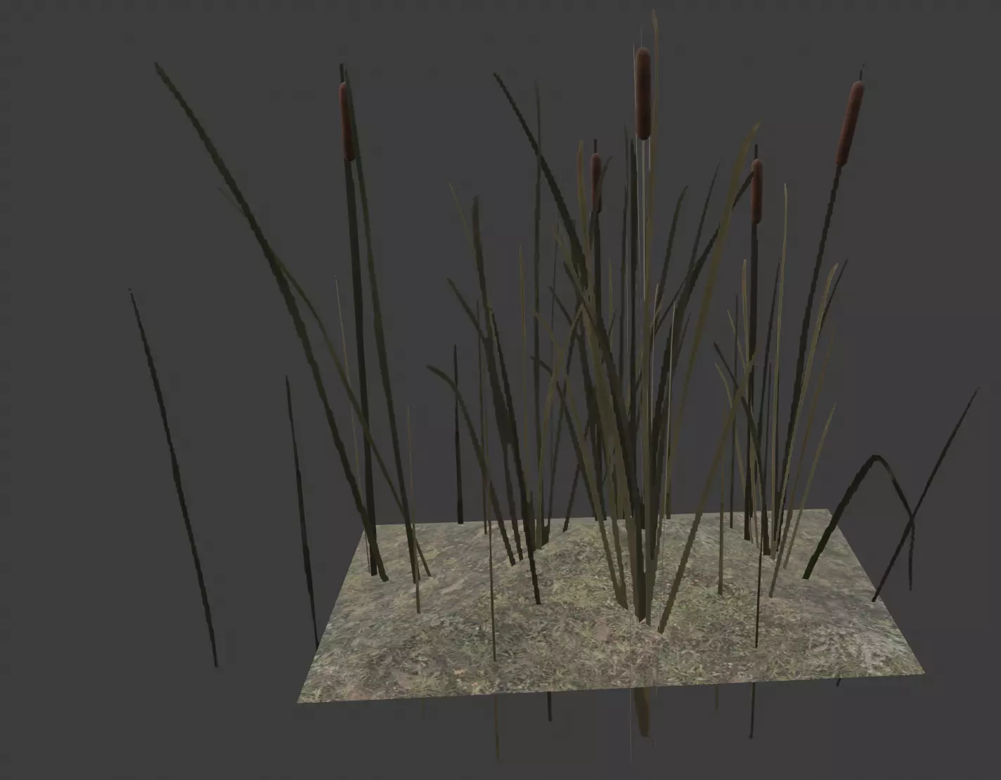 grass seed Low-poly 3D model_0