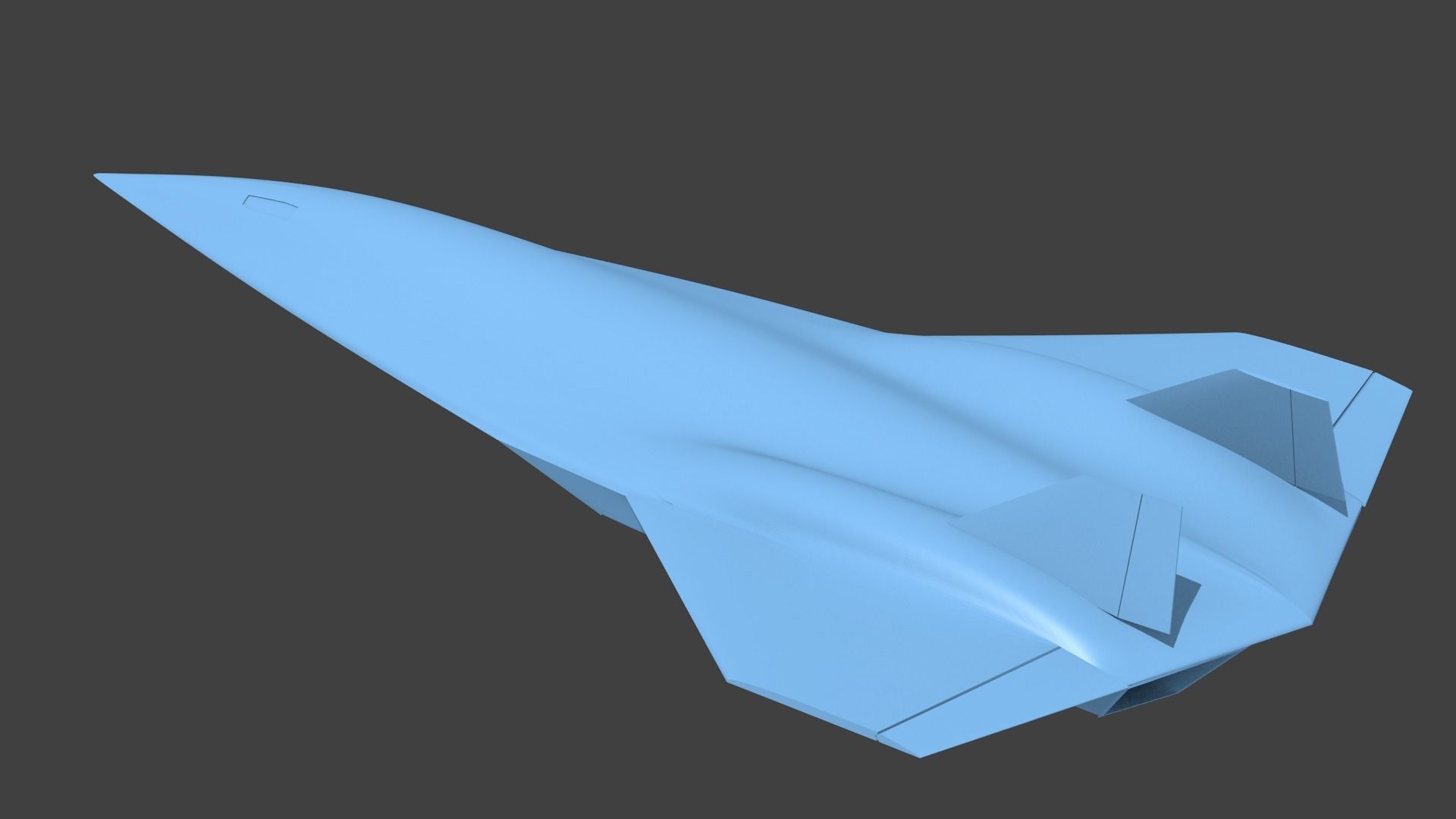  MAVERICK sr-72 darkstar 3D print model_1