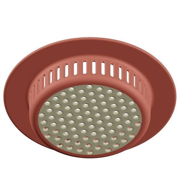 Plastic Kitchen Sink Strainer 3D model_2
