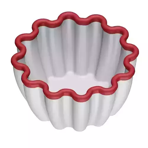 Plastic Soup Bowl 3D model