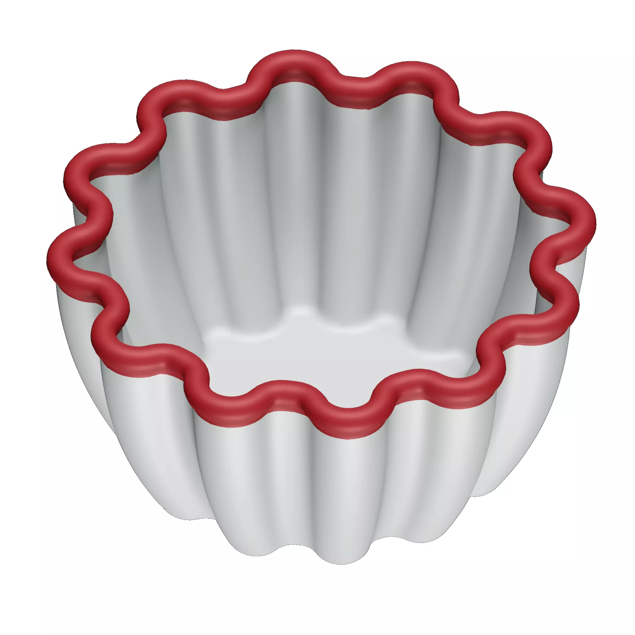Plastic Soup Bowl 3D model_0