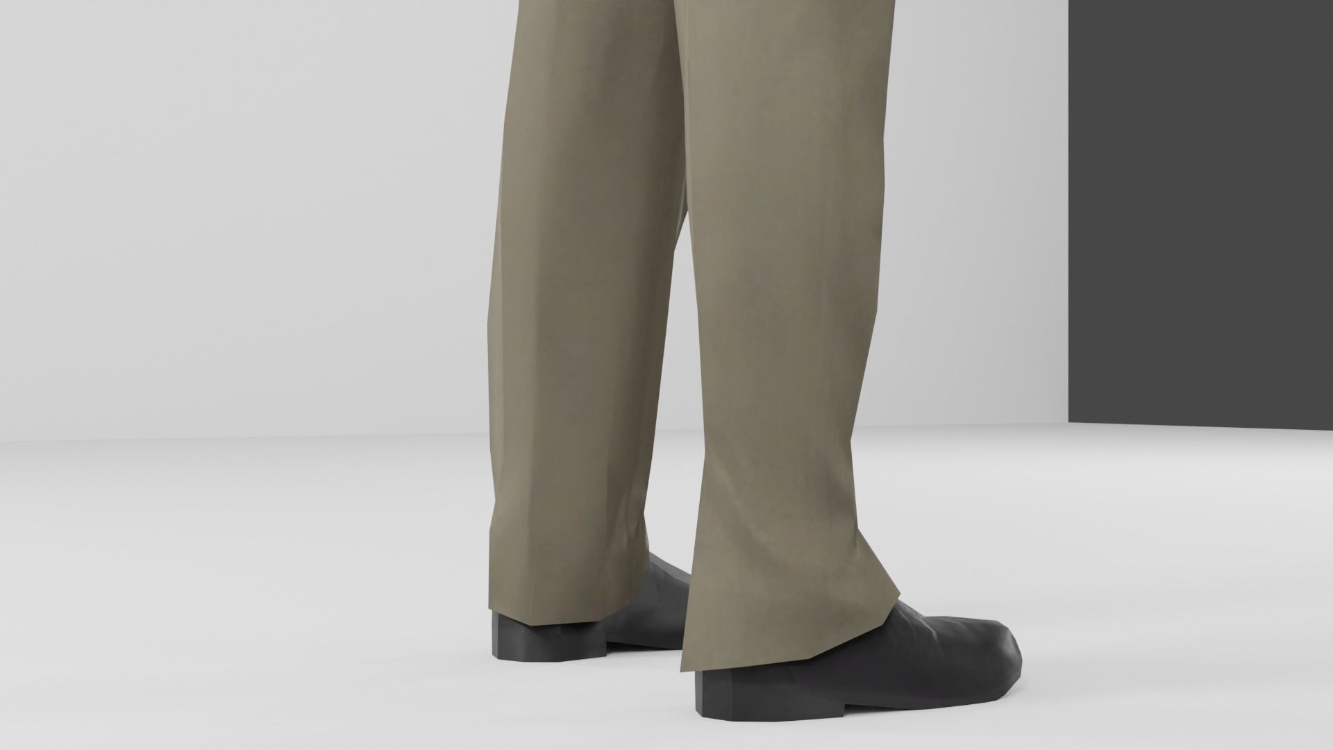 Men Business Low-poly 3D model_13