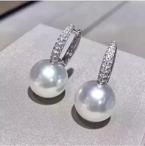 Pearl Earrings                          Free 3D print model
