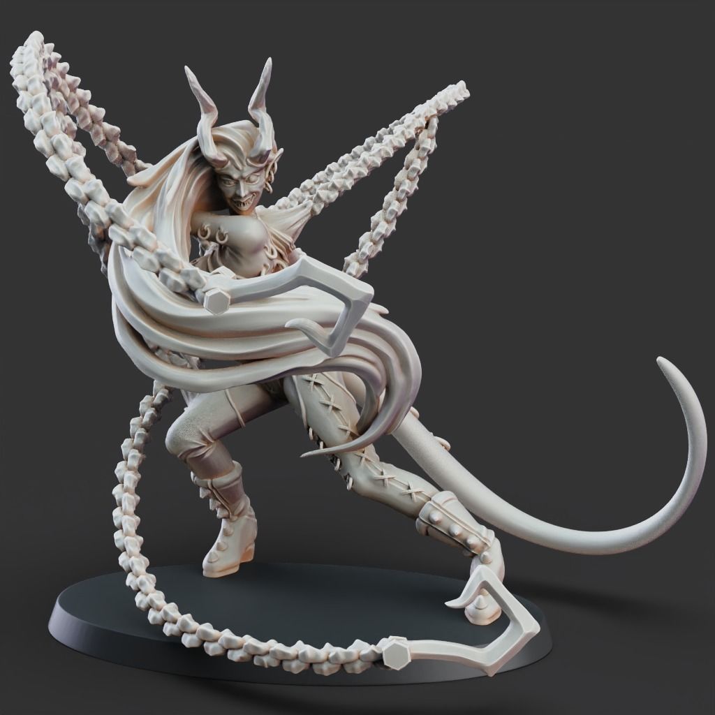 Zavari Paladin - 3D Printable TTRPG - PRESUPPORTED - 32mm Scale 3D print model_4