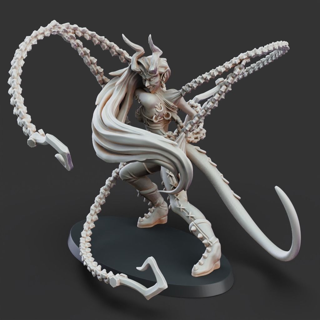 Zavari Paladin - 3D Printable TTRPG - PRESUPPORTED - 32mm Scale 3D print model_3