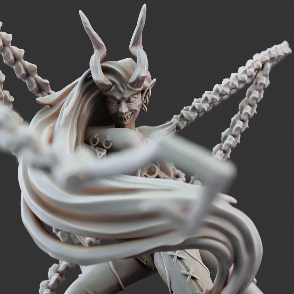 Zavari Paladin - 3D Printable TTRPG - PRESUPPORTED - 32mm Scale 3D print model_2