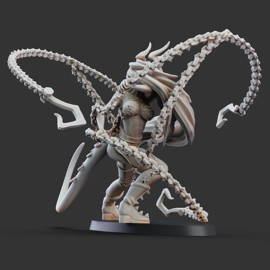Zavari Paladin - 3D Printable TTRPG - PRESUPPORTED - 32mm Scale 3D print model_6
