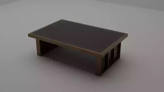 Luxorius Black and Bronzegold Coffe Table