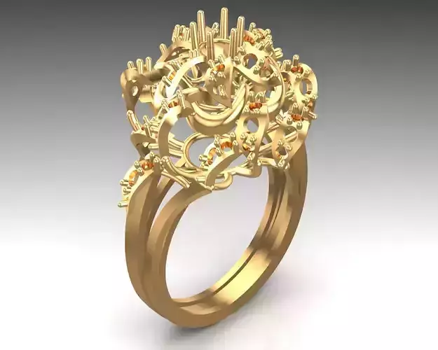 Cocktail Diamonds Ring                    