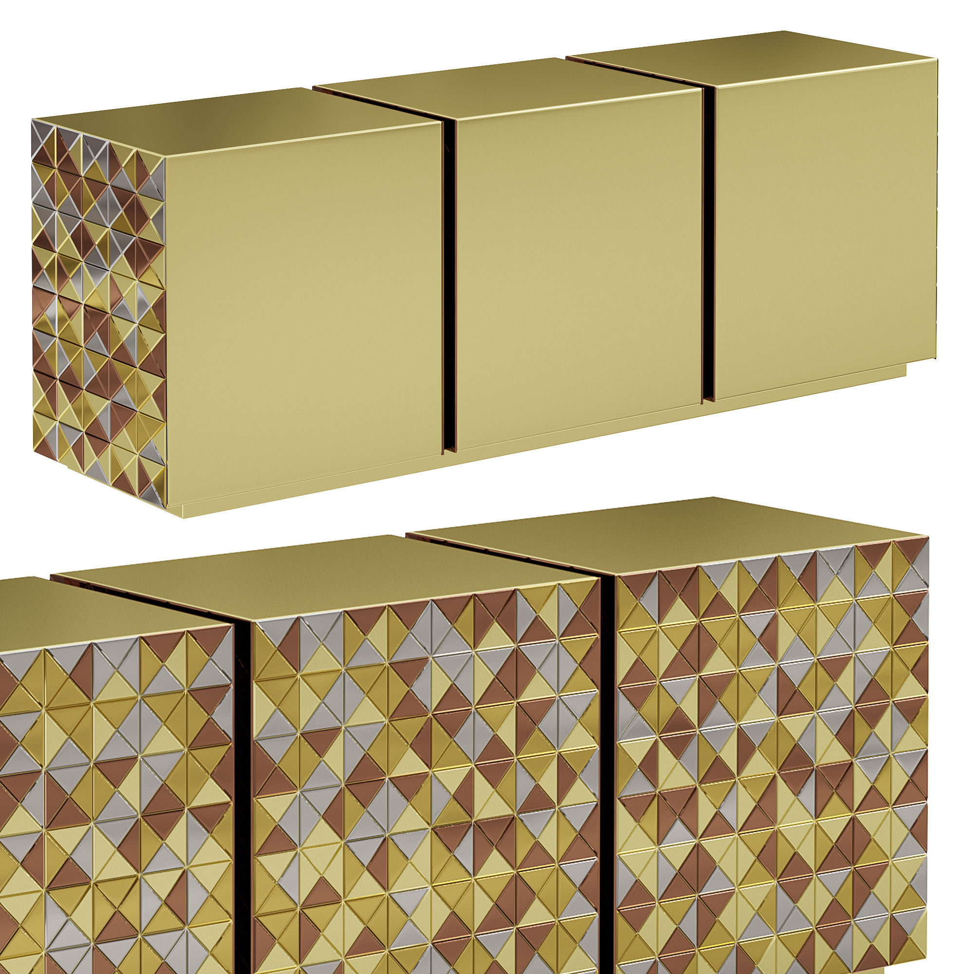 PIXEL SIDEBOARD konsl by Maisonvalentina 3D model_1