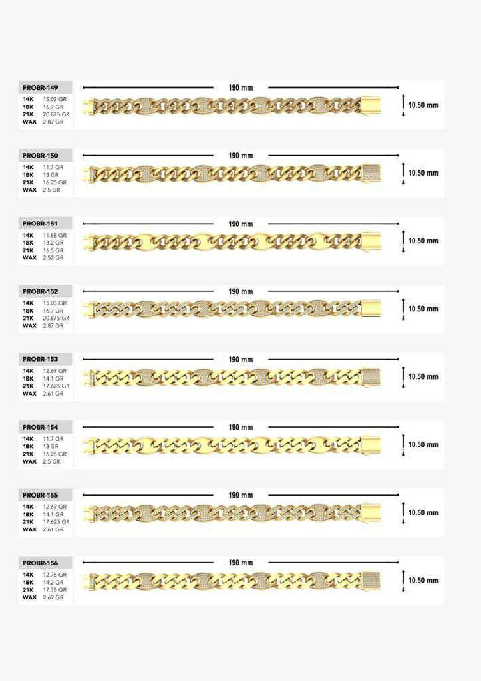 CUBAN LINK CHAIN - 180 PIECES  READY FOR PRINT  3D print model_10