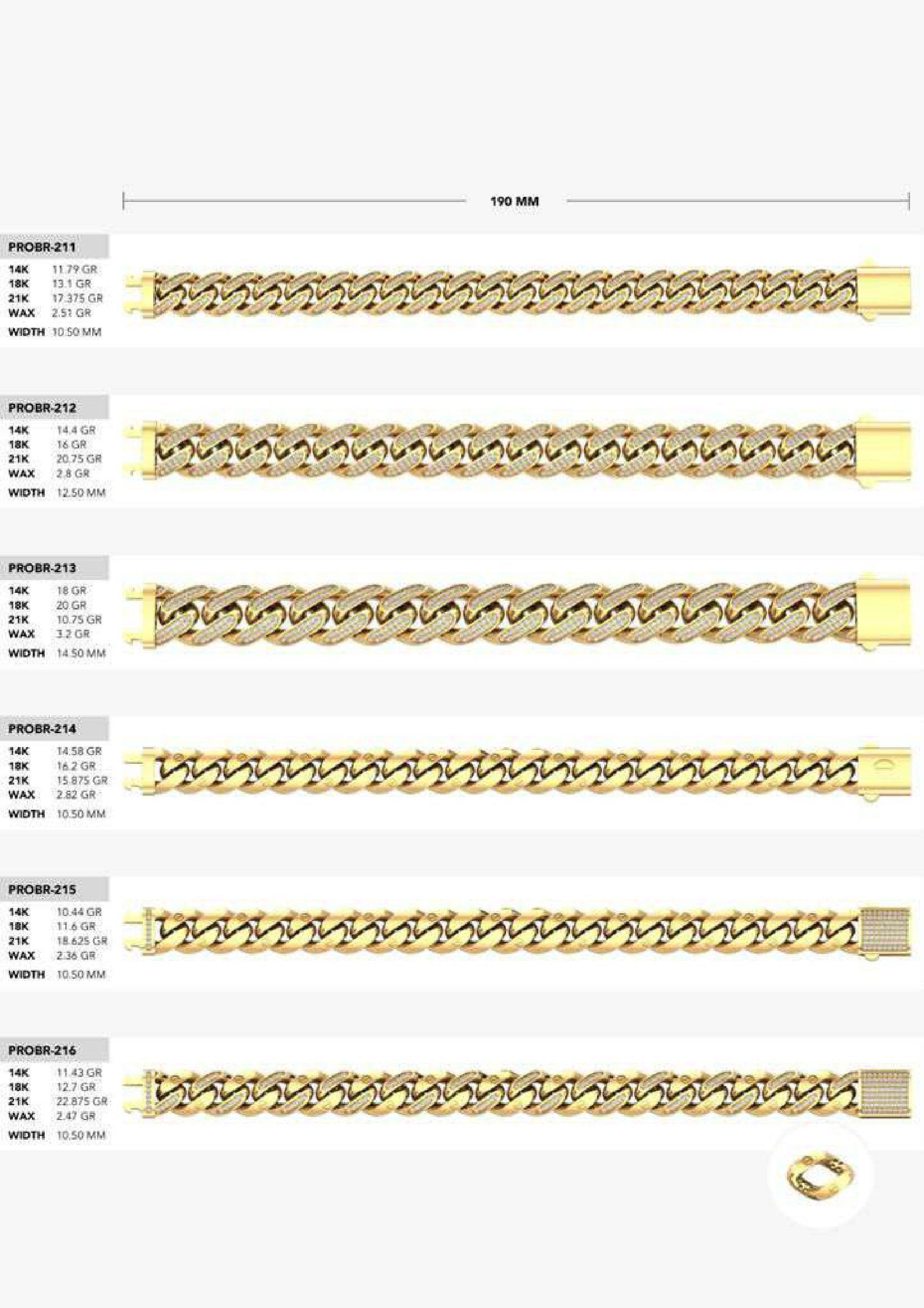 CUBAN LINK CHAIN - 180 PIECES  READY FOR PRINT  3D print model_12