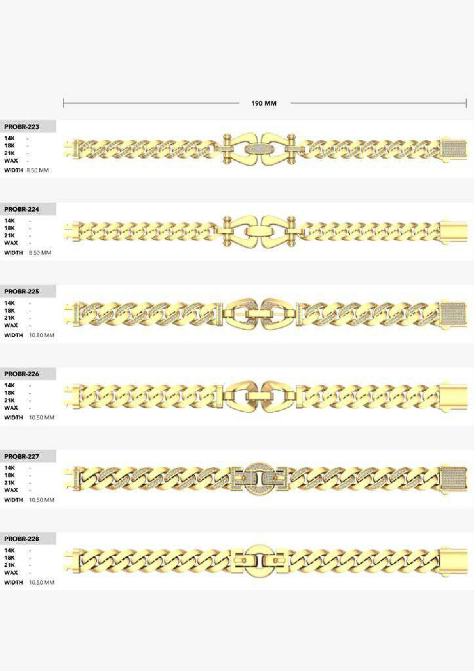 CUBAN LINK CHAIN - 180 PIECES  READY FOR PRINT  3D print model_25