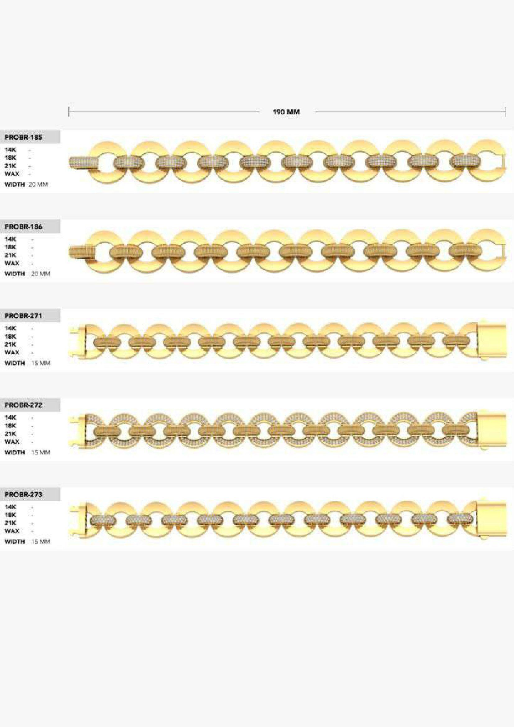 CUBAN LINK CHAIN - 180 PIECES  READY FOR PRINT  3D print model_4