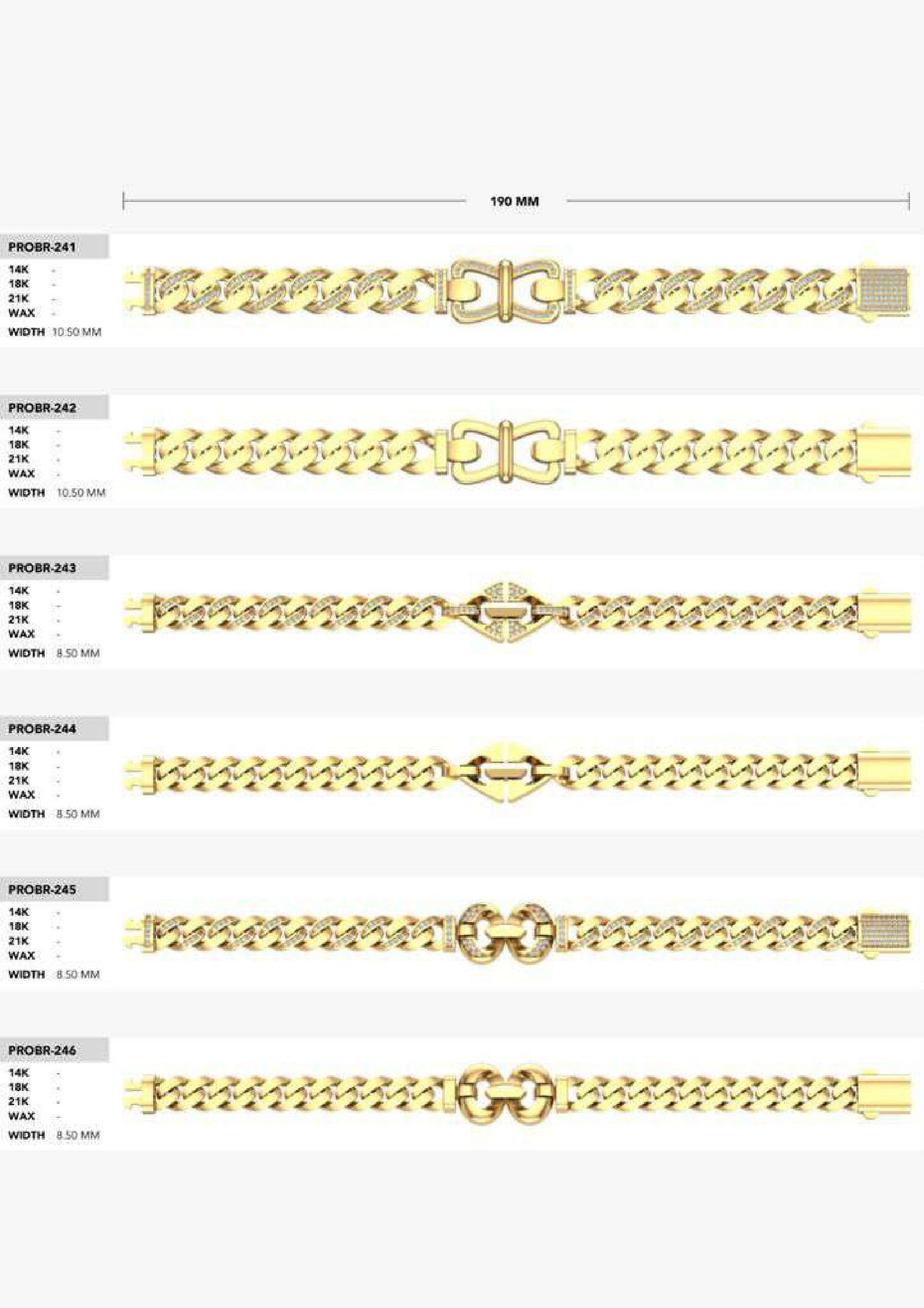 CUBAN LINK CHAIN - 180 PIECES  READY FOR PRINT  3D print model_20