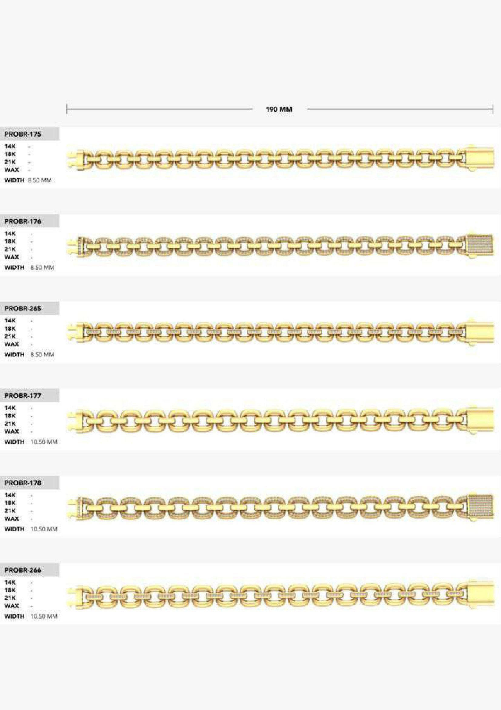 CUBAN LINK CHAIN - 180 PIECES  READY FOR PRINT  3D print model_8