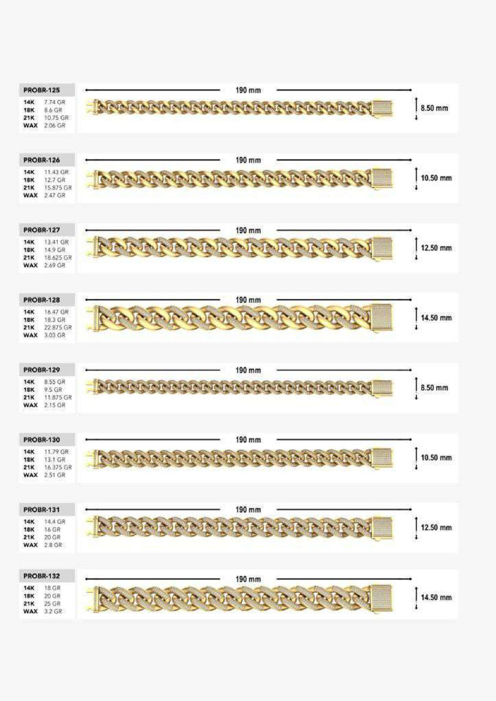 CUBAN LINK CHAIN - 180 PIECES  READY FOR PRINT  3D print model_18