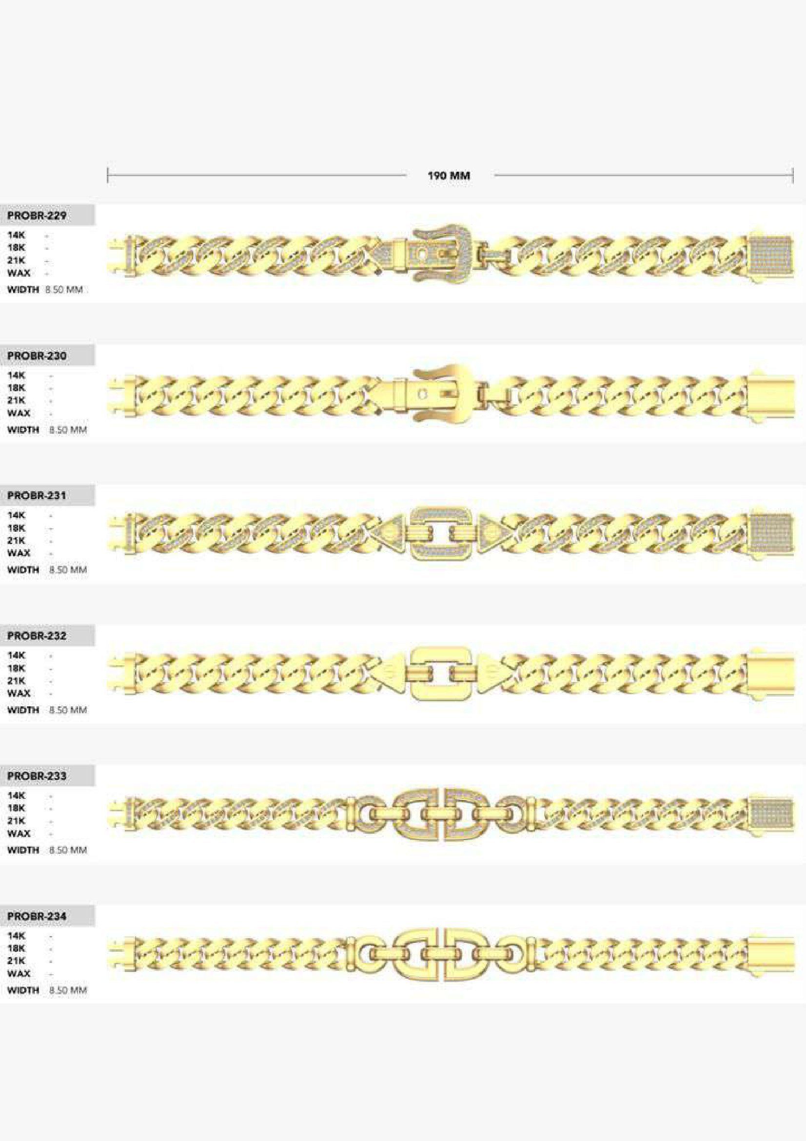 CUBAN LINK CHAIN - 180 PIECES  READY FOR PRINT  3D print model_5