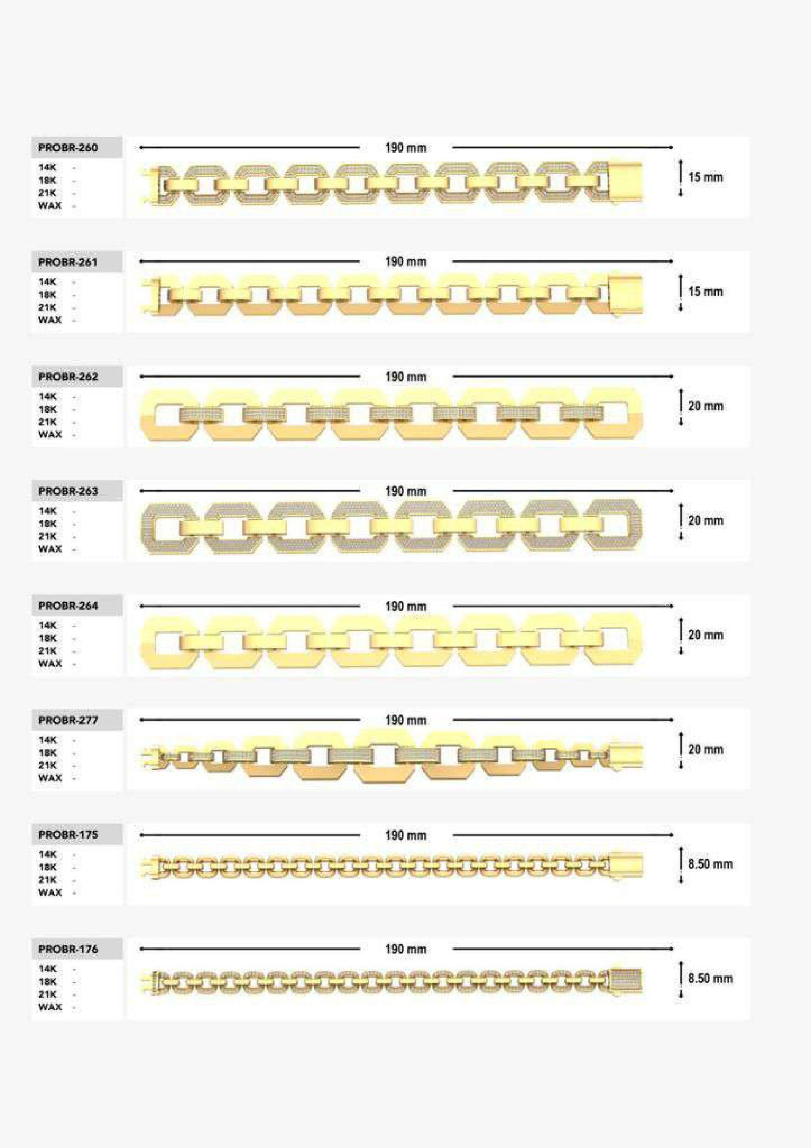 CUBAN LINK CHAIN - 180 PIECES  READY FOR PRINT  3D print model_6